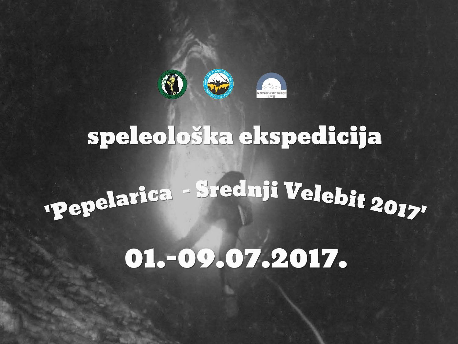 Speleološka ekspedicija “Pepelarica – Srednji Velebit 2017”