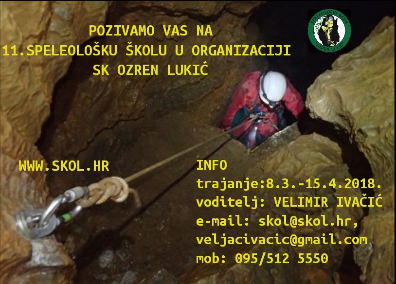 Prijave za speleoškolu 2018